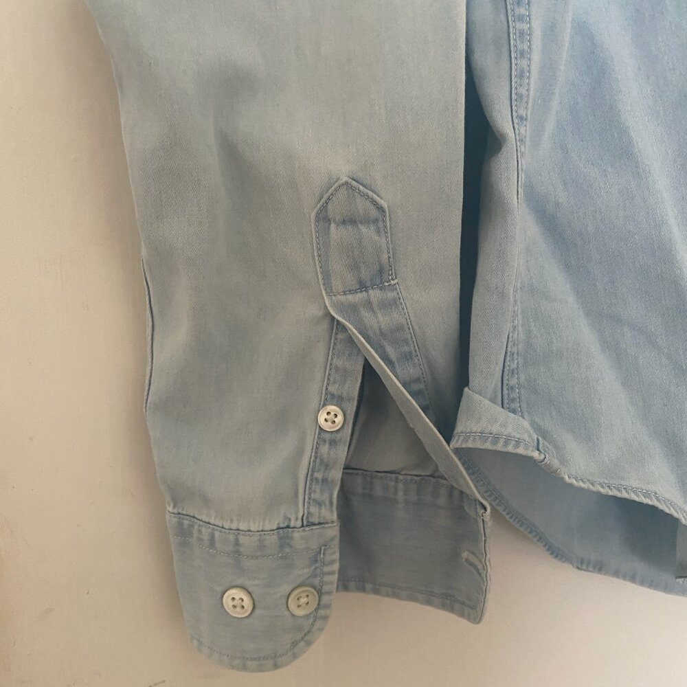 Facconable Washed Denim Button Down - image 3